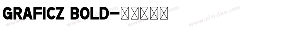 Graficz Bold字体转换